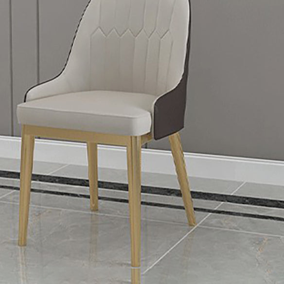 Nordisches Esszimmer Set Metall Basis Esstisch Rechteck formelle Esseet Set für Zuhause