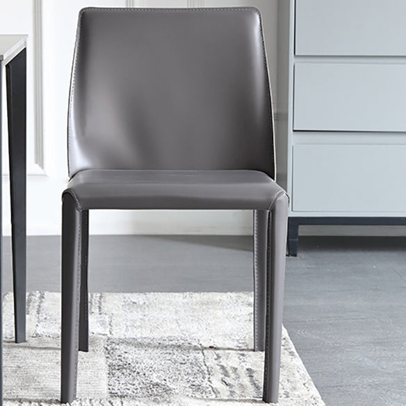 Standard Sintered Stone Top Dining Set with 4 Black Metallic Legs for Dining Furniture