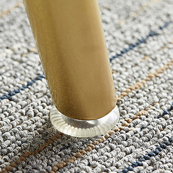 Juego de comedor escandinavo rectangular Juego de muebles de comedor de piedra sinterizada con base metálica