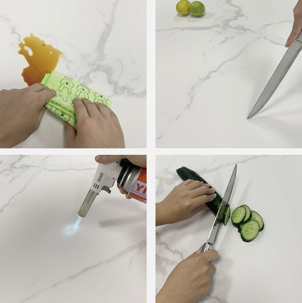 Modern Style Sintered Stone White Dining¬†Room¬†Set with Round Table Dining Table Furniture