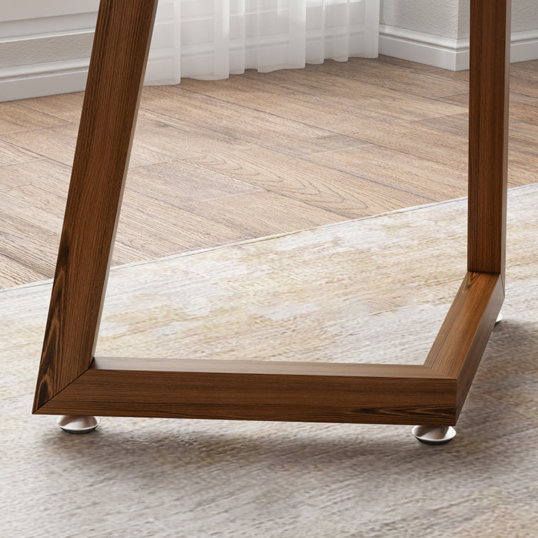 Moderne MDF -Rechteck -Form -Ess -Set -Küche Standard -Esset mit doppelter Sockelbasis