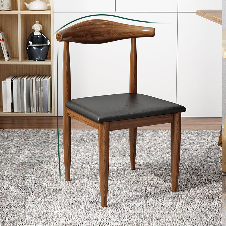 Moderne MDF -Rechteck -Form -Ess -Set -Küche Standard -Esset mit doppelter Sockelbasis