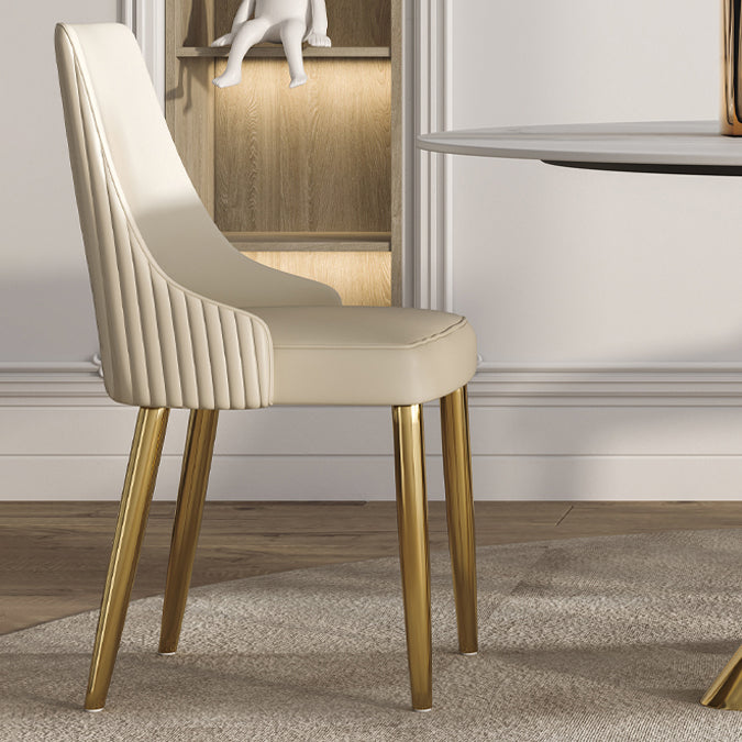 Contemporary Fixed Dining Room Table Set Sintered Stone Top Dining Table Furniture