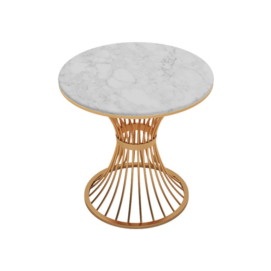 Scandinavian Style Sintered Stone Top Dining Sets with Round Table Dining Room Set for Dining Room