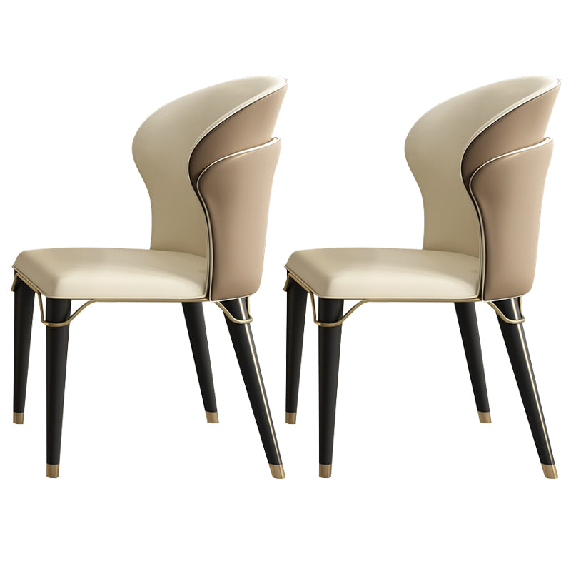 Chaise de salle à manger en bois massif de Style nordique, fauteuil à oreilles pour usage domestique