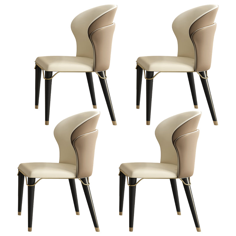 Chaise de salle à manger en bois massif de Style nordique, fauteuil à oreilles pour usage domestique