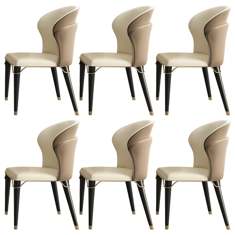 Chaise de salle à manger en bois massif de Style nordique, fauteuil à oreilles pour usage domestique