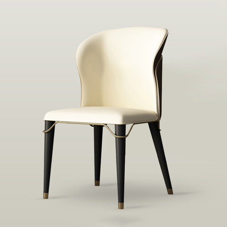 Chaise de salle à manger en bois massif de Style nordique, fauteuil à oreilles pour usage domestique
