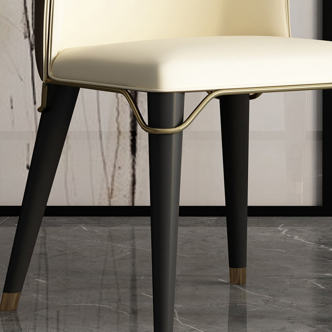 Chaise de salle à manger en bois massif de Style nordique, fauteuil à oreilles pour usage domestique