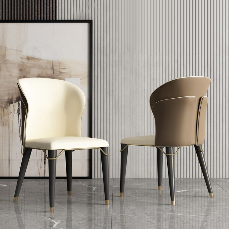 Chaise de salle à manger en bois massif de Style nordique, fauteuil à oreilles pour usage domestique