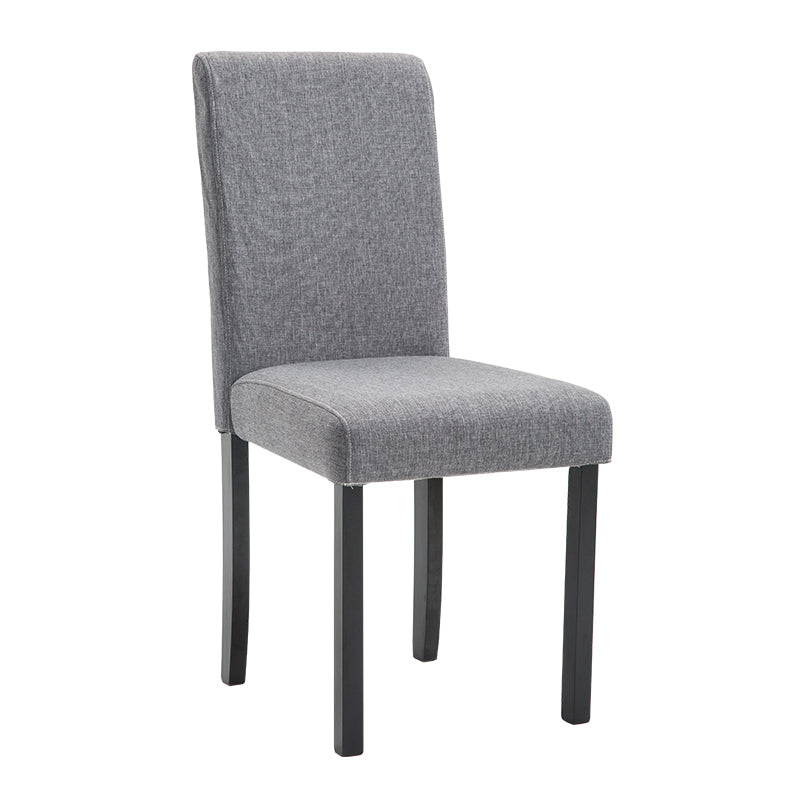 Contemporary Home Side Chair Parsons Back Upholstered Wood Dining Room Chair