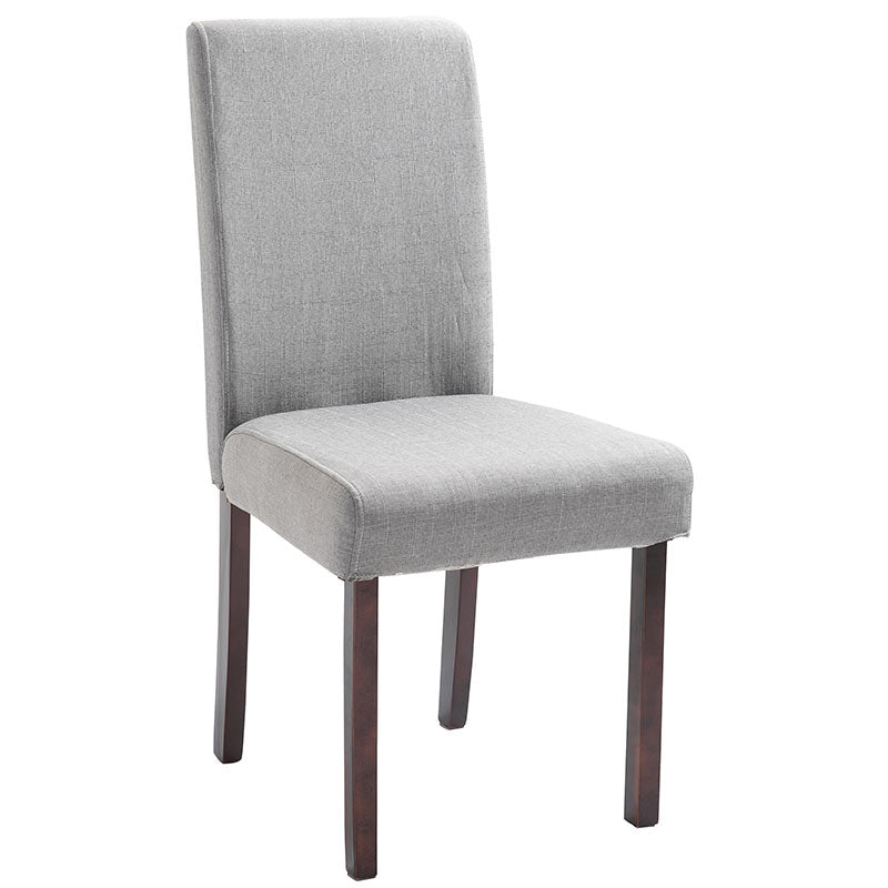 Contemporary Home Side Chair Parsons Back Upholstered Wood Dining Room Chair