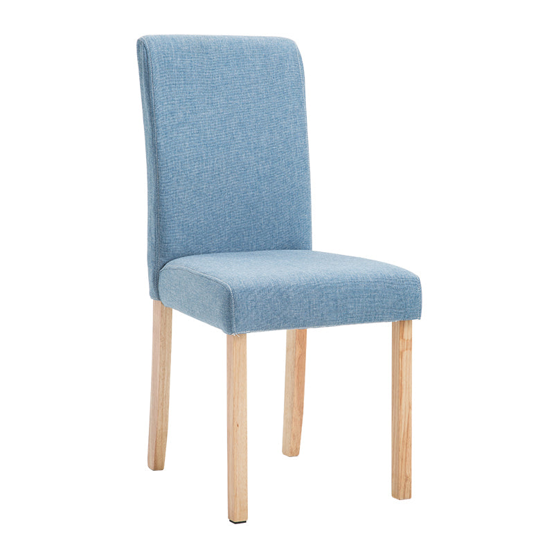 Contemporary Home Side Chair Parsons Back Upholstered Wood Dining Room Chair