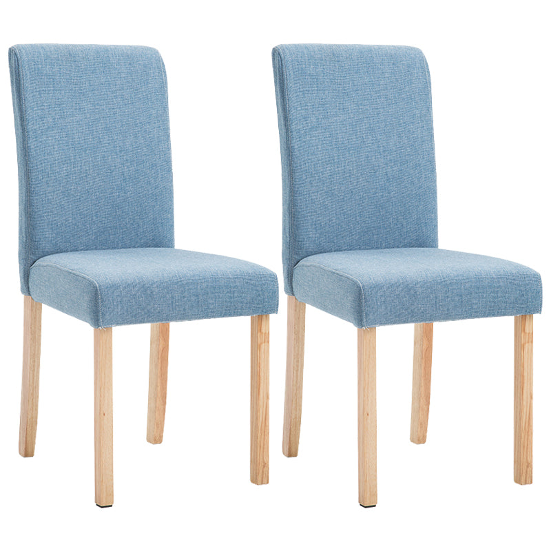Contemporary Home Side Chair Parsons Back Upholstered Wood Dining Room Chair