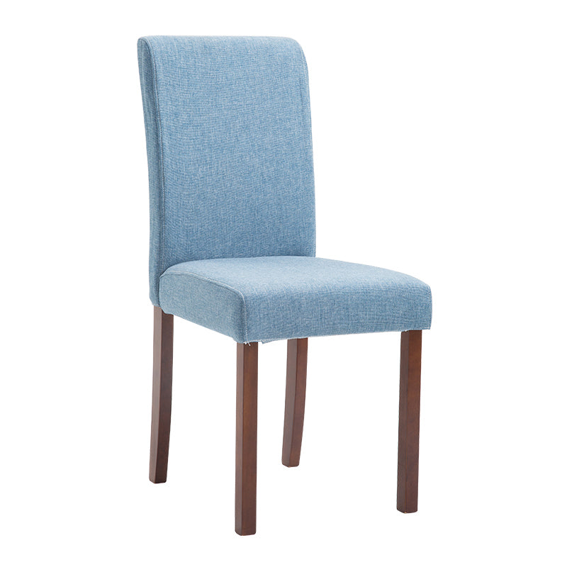 Contemporary Home Side Chair Parsons Back Upholstered Wood Dining Room Chair
