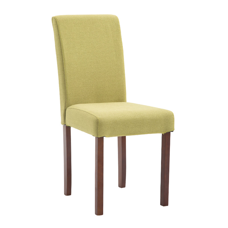 Contemporary Home Side Chair Parsons Back Upholstered Wood Dining Room Chair