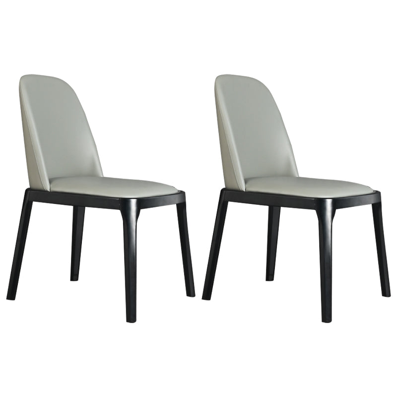 Wood Industrial Dining Chair with Color Cushion Solid Chair for Dining Room