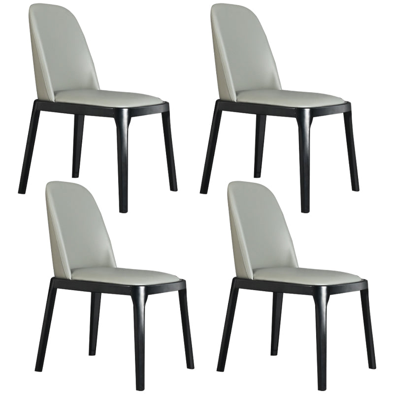 Wood Industrial Dining Chair with Color Cushion Solid Chair for Dining Room