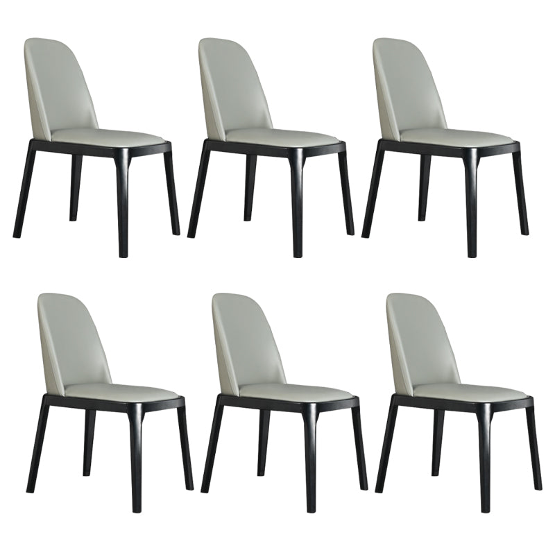 Wood Industrial Dining Chair with Color Cushion Solid Chair for Dining Room