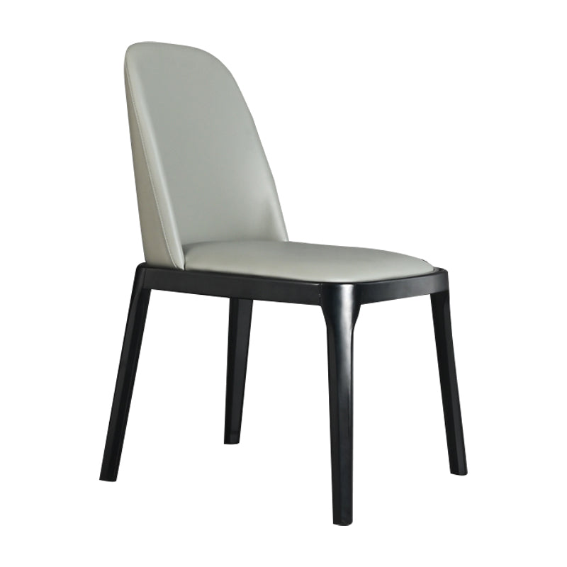 Wood Industrial Dining Chair with Color Cushion Solid Chair for Dining Room