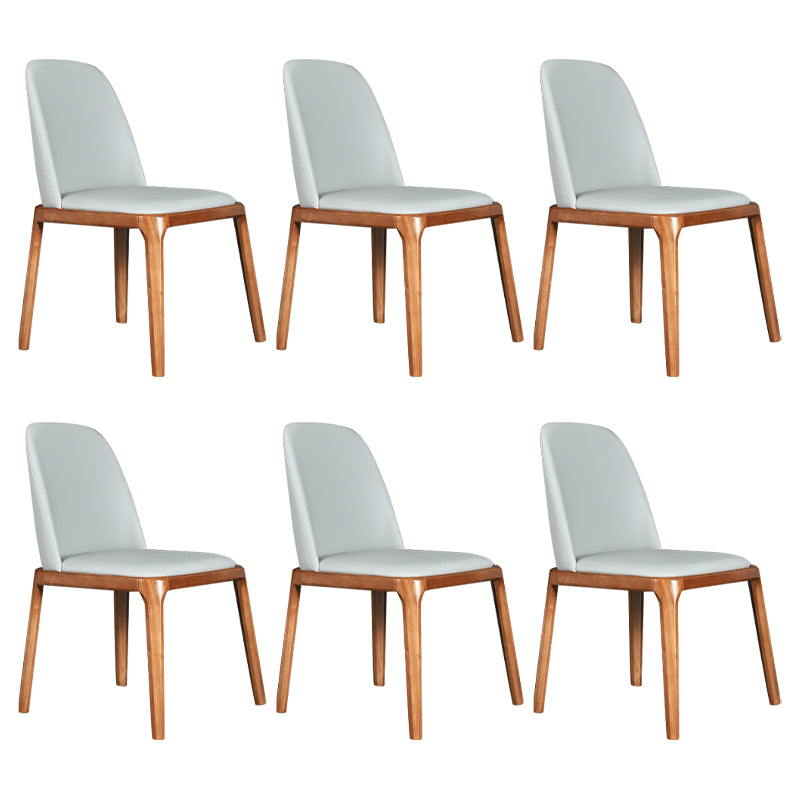 Wood Industrial Dining Chair with Color Cushion Solid Chair for Dining Room