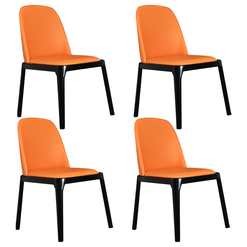 Wood Industrial Dining Chair with Color Cushion Solid Chair for Dining Room