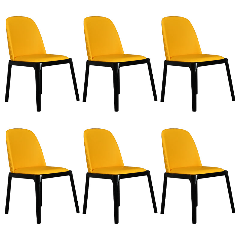 Wood Industrial Dining Chair with Color Cushion Solid Chair for Dining Room