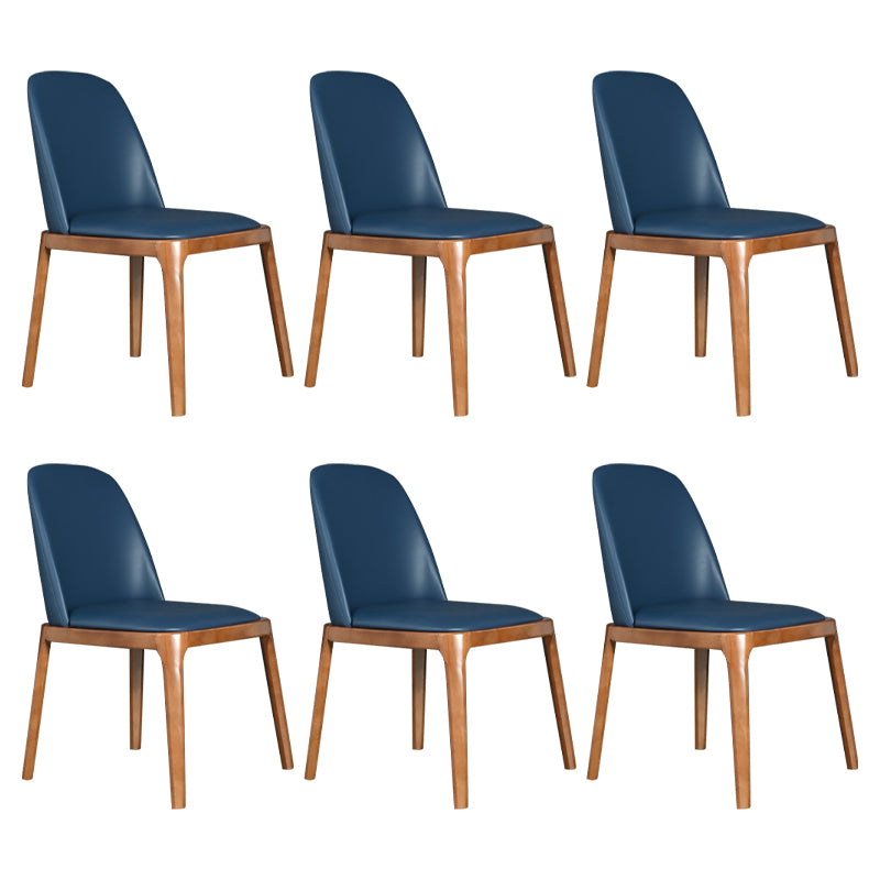 Wood Industrial Dining Chair with Color Cushion Solid Chair for Dining Room