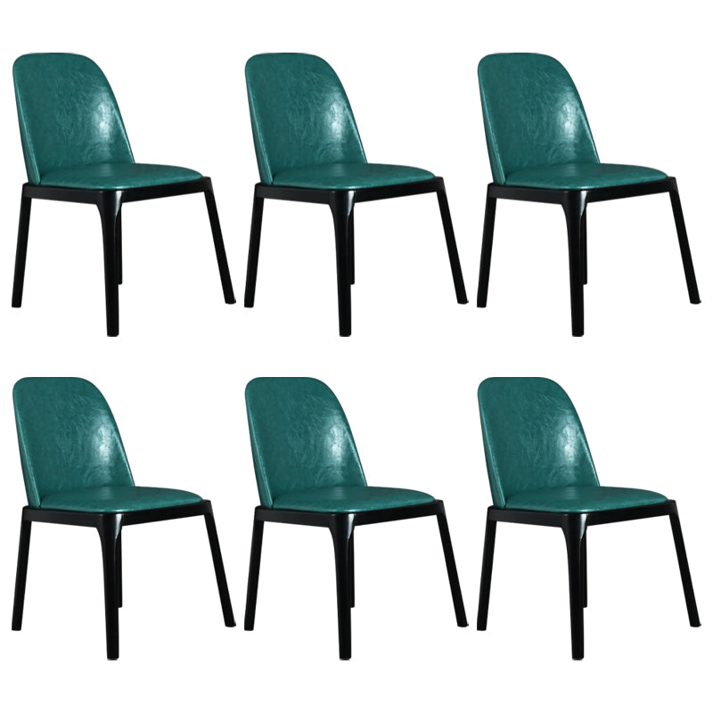 Wood Industrial Dining Chair with Color Cushion Solid Chair for Dining Room