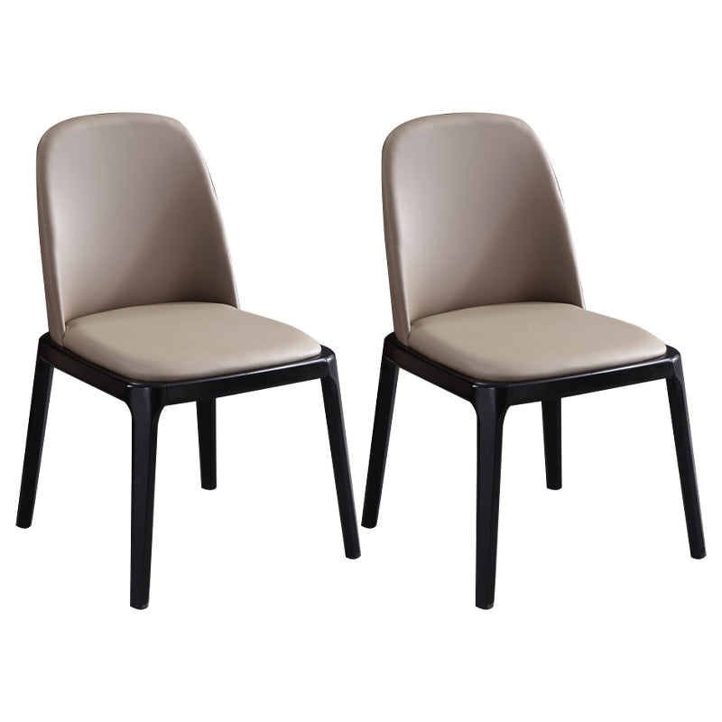 Wood Industrial Dining Chair with Color Cushion Solid Chair for Dining Room