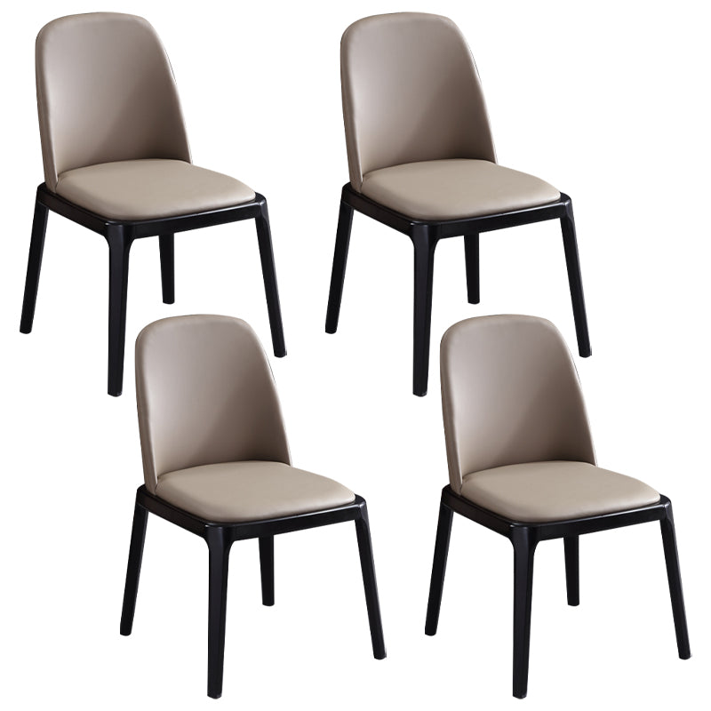 Wood Industrial Dining Chair with Color Cushion Solid Chair for Dining Room