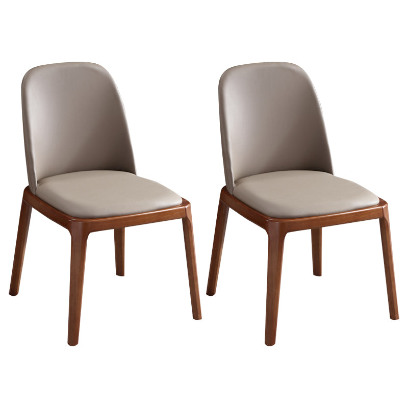 Wood Industrial Dining Chair with Color Cushion Solid Chair for Dining Room