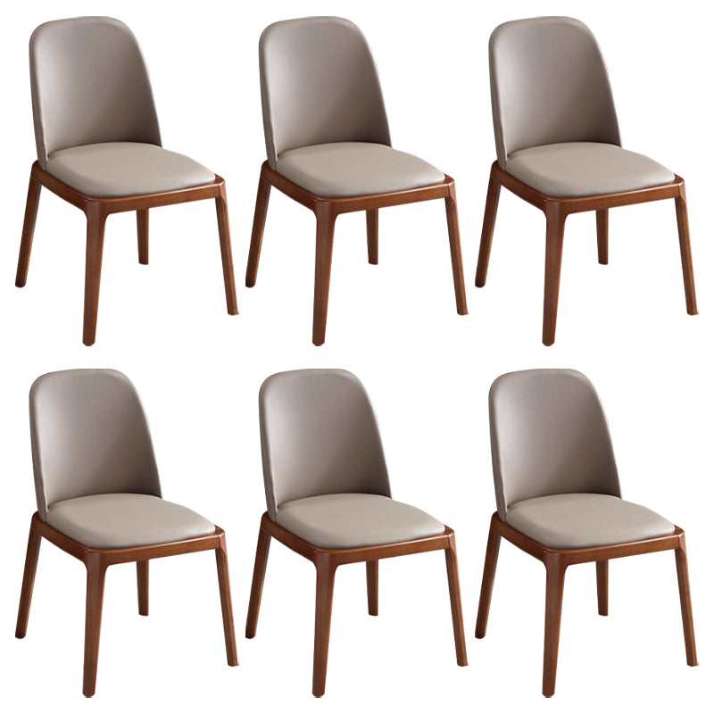 Wood Industrial Dining Chair with Color Cushion Solid Chair for Dining Room
