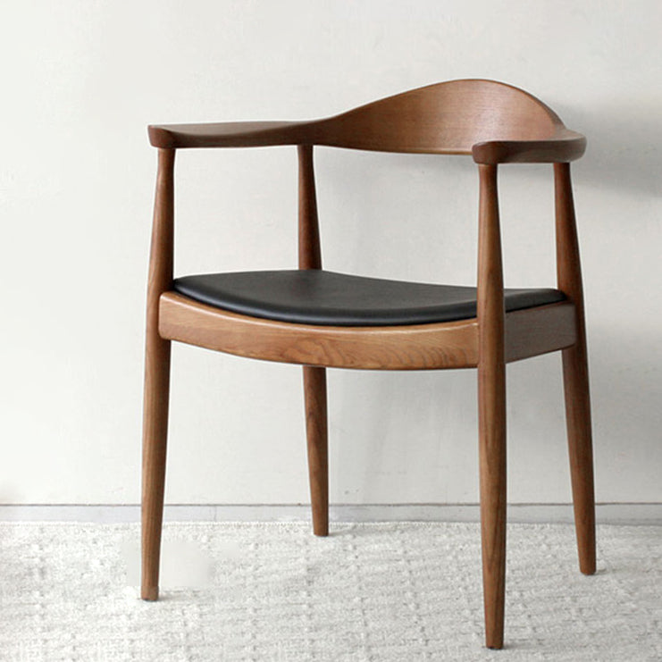 Chaise de salle à manger moderne de 20 pouces de large, avec 4 pieds en bois, pour usage domestique