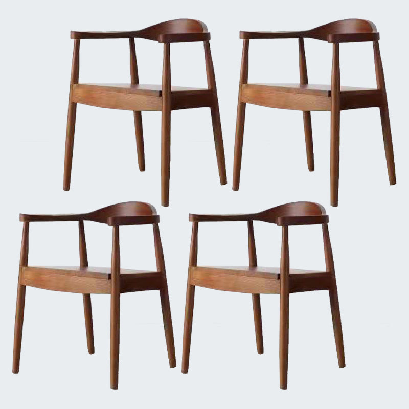 Chaise de salle à manger moderne de 20 pouces de large, avec 4 pieds en bois, pour usage domestique