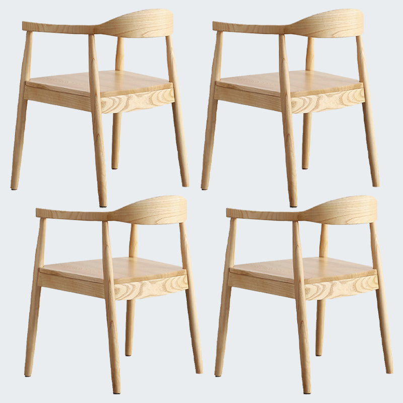 Chaise de salle à manger moderne de 20 pouces de large, avec 4 pieds en bois, pour usage domestique