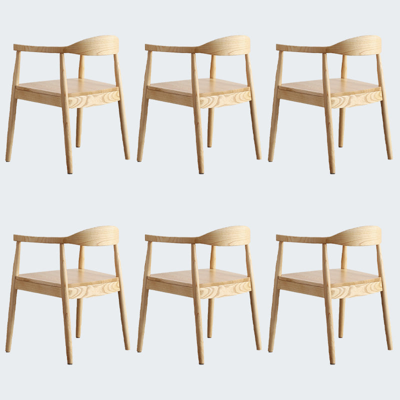 Chaise de salle à manger moderne de 20 pouces de large, avec 4 pieds en bois, pour usage domestique