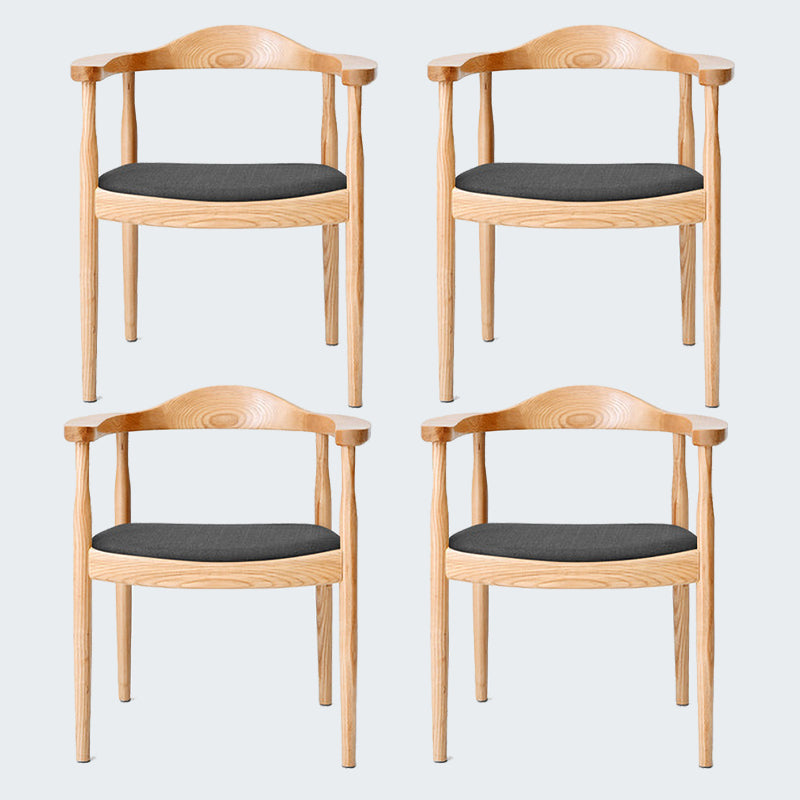 Chaise de salle à manger moderne de 20 pouces de large, avec 4 pieds en bois, pour usage domestique