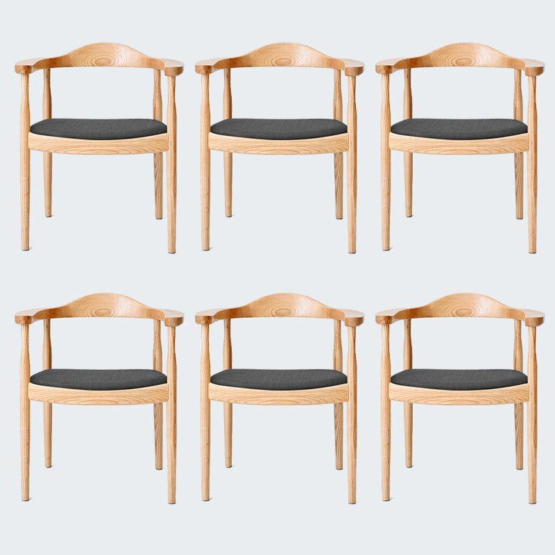 Chaise de salle à manger moderne de 20 pouces de large, avec 4 pieds en bois, pour usage domestique