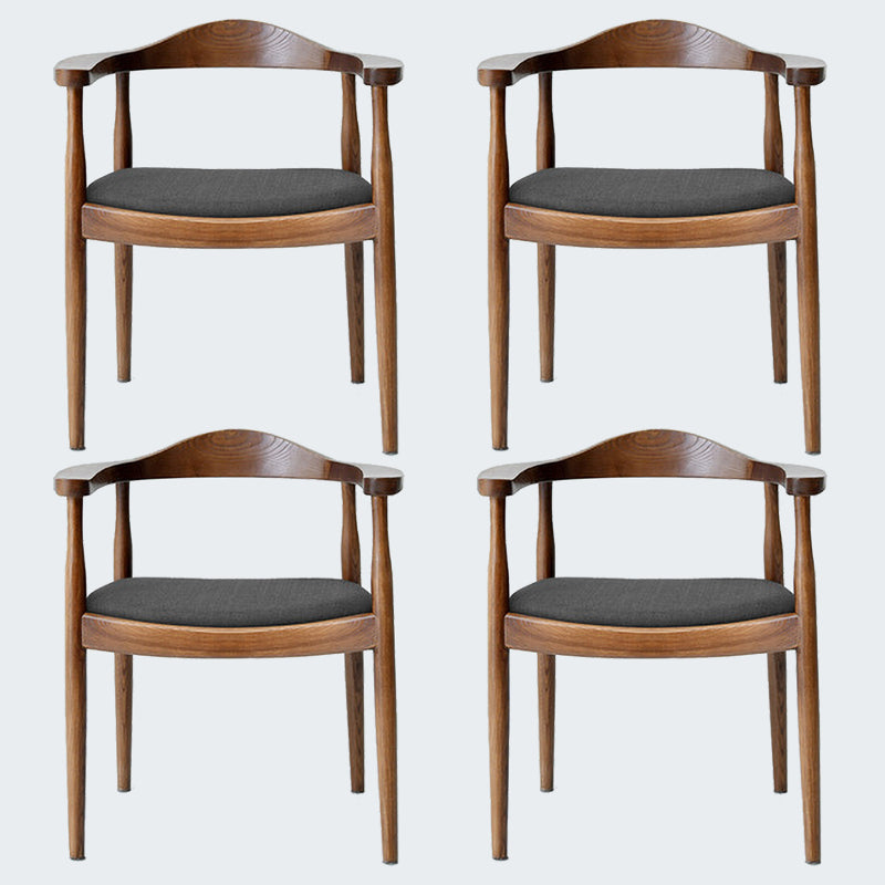 Chaise de salle à manger moderne de 20 pouces de large, avec 4 pieds en bois, pour usage domestique