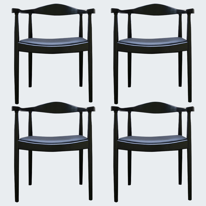 Chaise de salle à manger moderne de 20 pouces de large, avec 4 pieds en bois, pour usage domestique