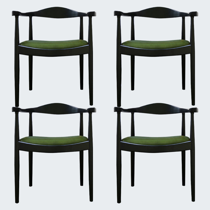 Chaise de salle à manger moderne de 20 pouces de large, avec 4 pieds en bois, pour usage domestique