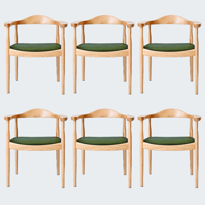 Chaise de salle à manger moderne de 20 pouces de large, avec 4 pieds en bois, pour usage domestique