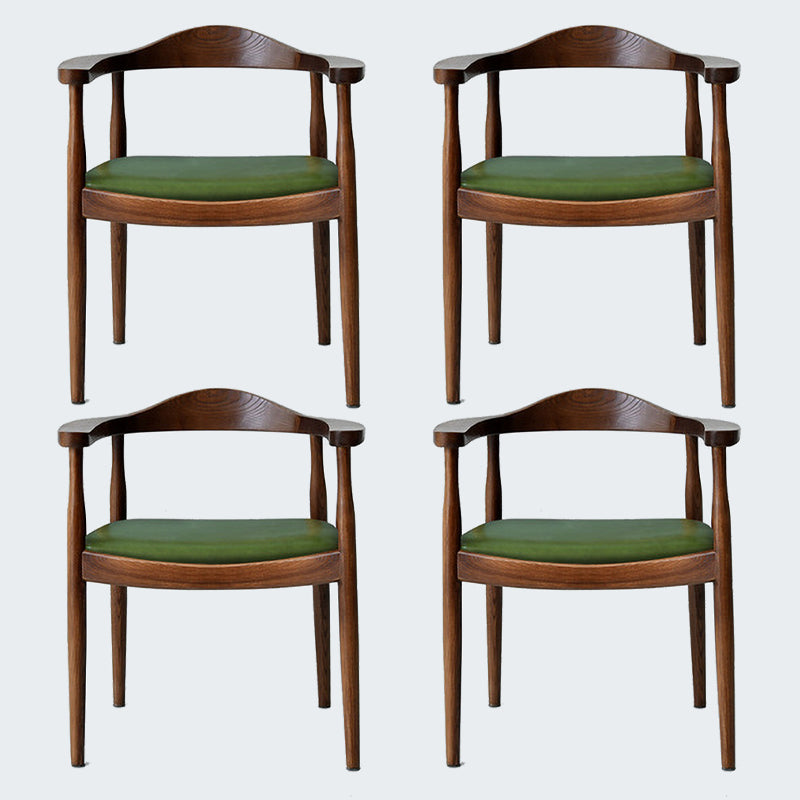 Chaise de salle à manger moderne de 20 pouces de large, avec 4 pieds en bois, pour usage domestique