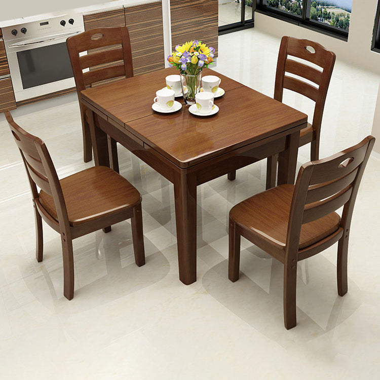 Traditional Style Standard Solid Wood Dining Room Set of Rectangle Shape for Kitchen Table Set