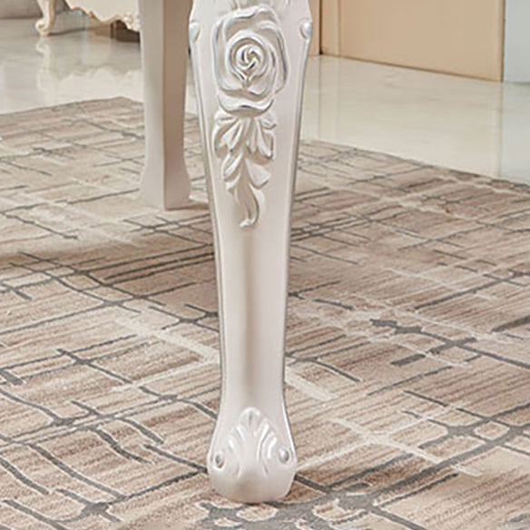 Glamstil Küche Marmor Top Möbel der Standardhöhe formelle Esszimmertable Set