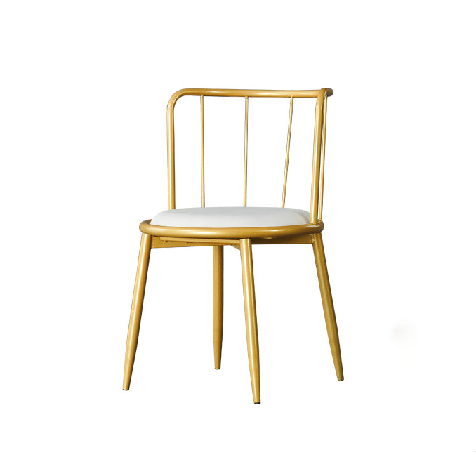 Glamourischer Sinterstein weißer Esszimmer Set mit Rechtecktisch formelle Esstischmöbel