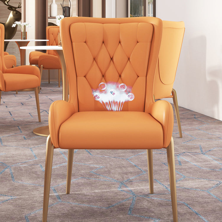 Glam Style Sintered Stone White Dining¬†Room¬†Set with Round Table Dining Table Furniture