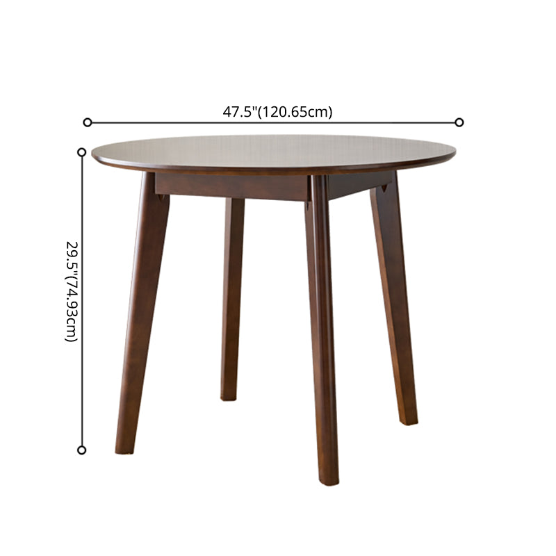 Moderner Stil Massivholz Esszimmer Set mit runden Tisch Haus Esstischmöbel