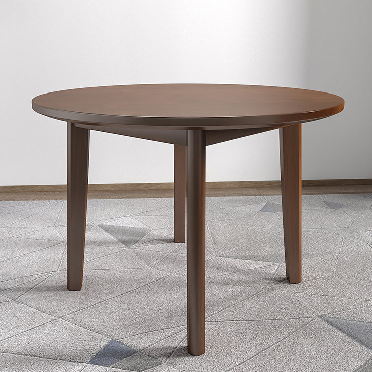 Modern Style Solid Wood Dining Room Set with Round Table Home Dining Table Furniture